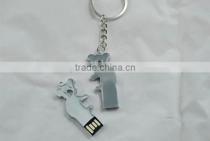 wholesales factory price promotional metal bear usb flash drive