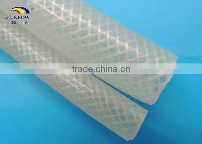 SUNBOW High Quality Polyester Braided Platinum Cured Clear Silicone Hose for Coffee Maker