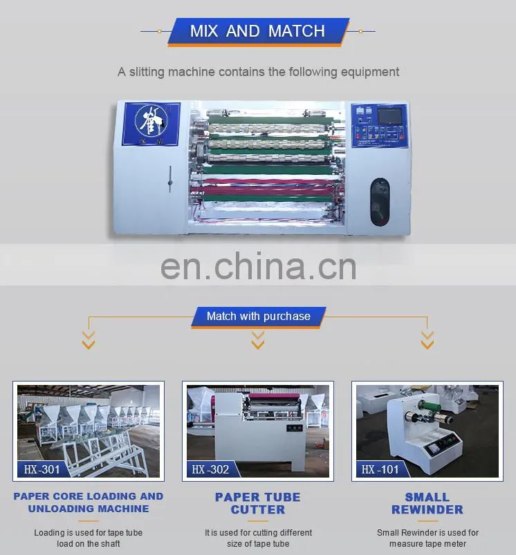 China Professional Bopp Adhesive Tape Slitting Machine