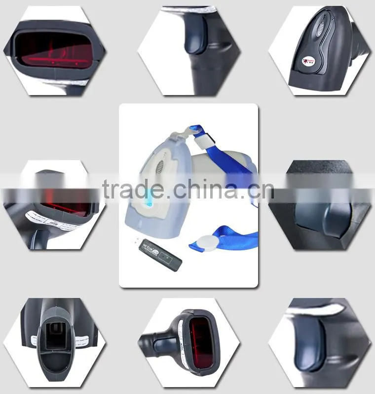Trade Assurance RD 8800 usb charger wireless supermarket handheld laser barcode scanner