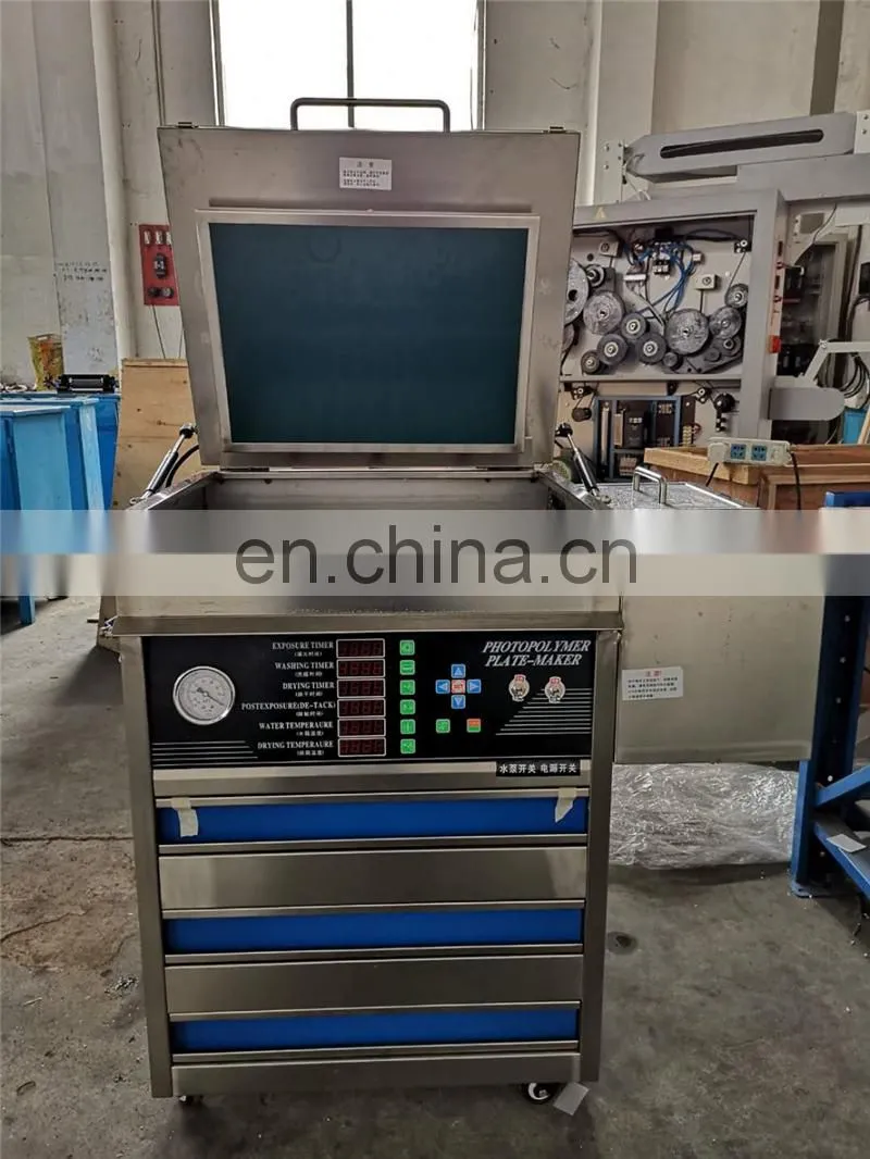 UT4030S eco-friendly water wash flexo polymer plate making machine, UV light photopolymer resin exposure developing equipment