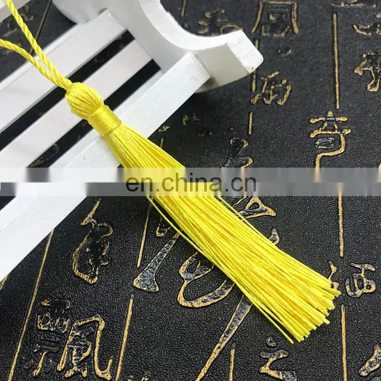 Polyester Silk Tassel Fringe 13cm Cotton Tassels Trim For Sewing Curtains Accessories