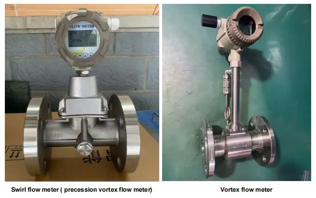Swirl flow meters vs. Vortex flow meters