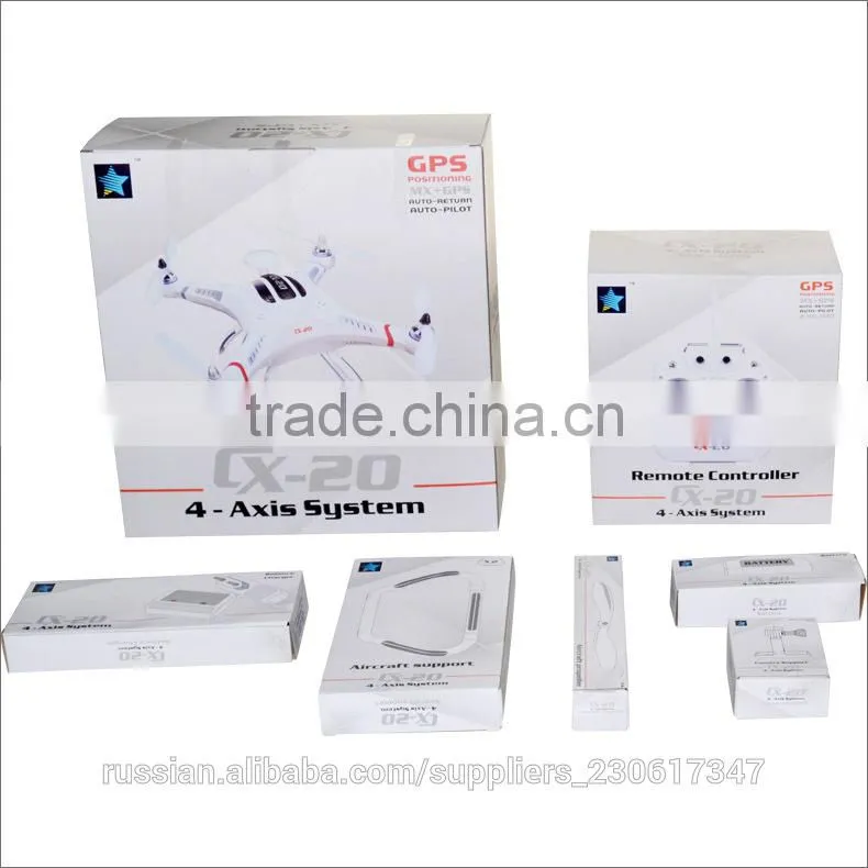 2014 Hot sales! MTCX-20 GPS RC Quadcopter Auto-Pathfinder GPS Control Quadcopter Smart Drone RC Quadcopter Helicopter CX20