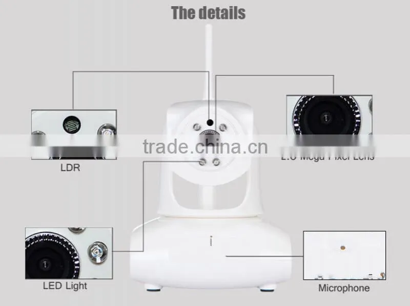 1080p 3x digital zoom surveillance IR wifi indoor pt network onvif p2p camera,onvif ip camera
