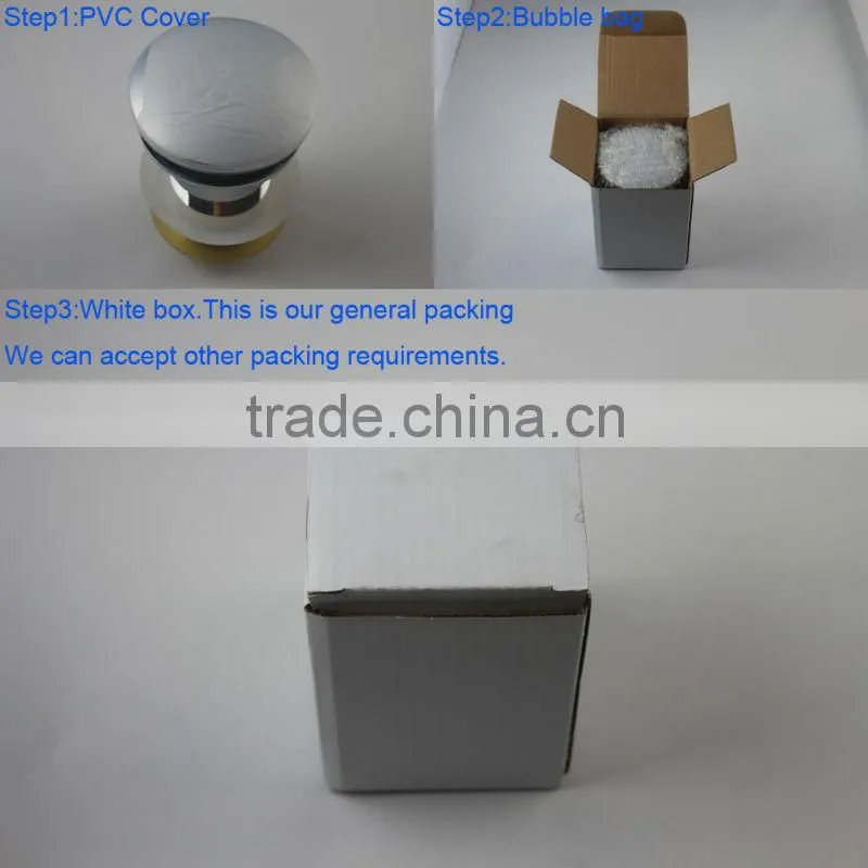 Austrilia Standard Bathroom mushroom Pop Up Waste basin waste
