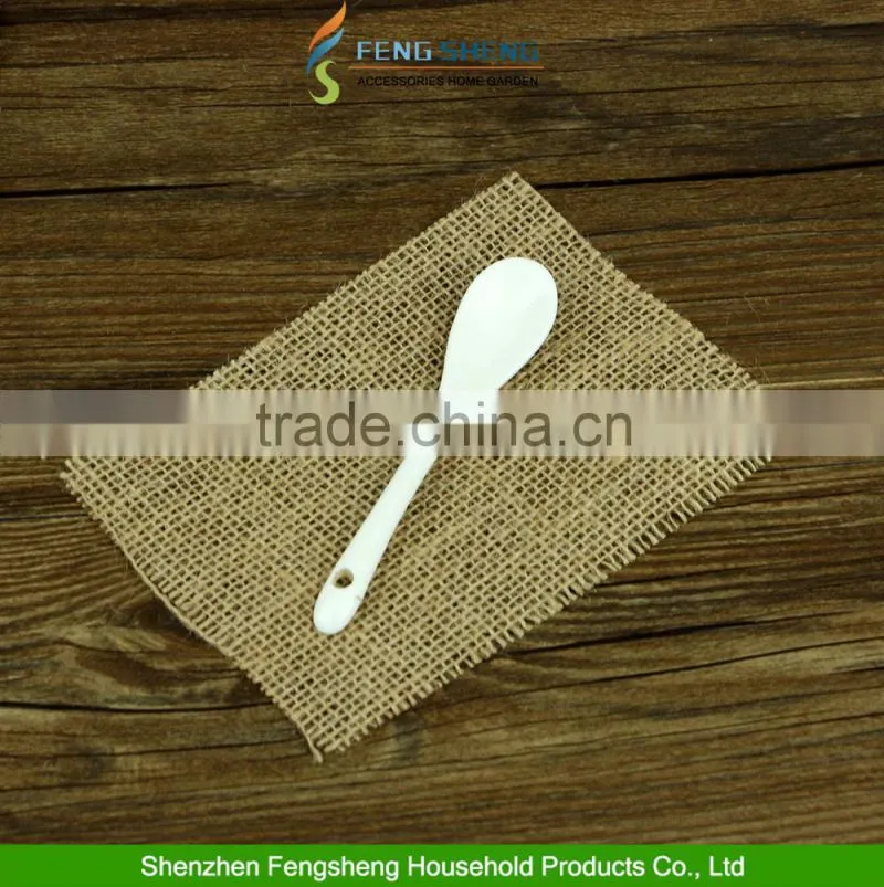 10pcs Table Runner Natural Burlap Table Runner Christmas Place Mats Tablemats