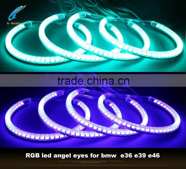wifi remote RGB led angel eyes color changing angel eyes for bmw e36 e39 e46