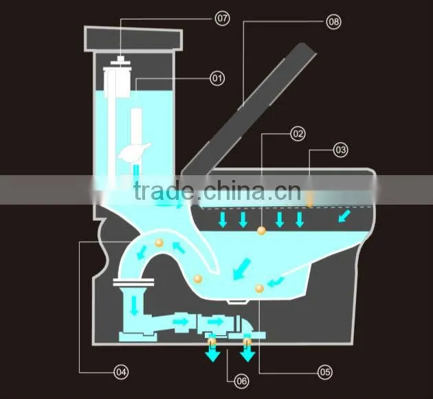 Separate washdown water closet WA385