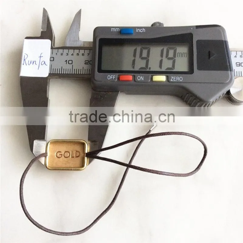 garment metal Aluminum seal tags