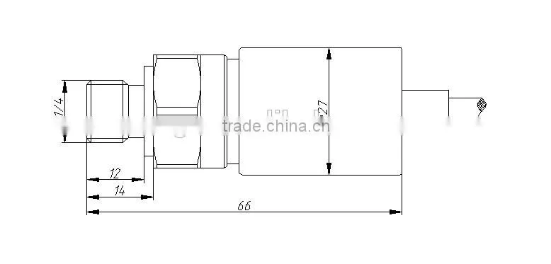Micro hydraulic oil pressure switch