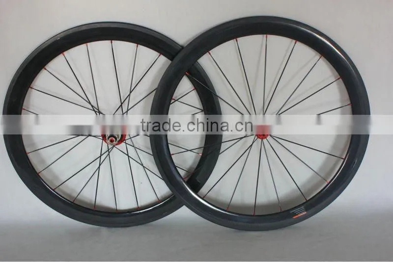 Toray T700 road wheelset tubular 50mm road bicycle rims 700c MT-50T