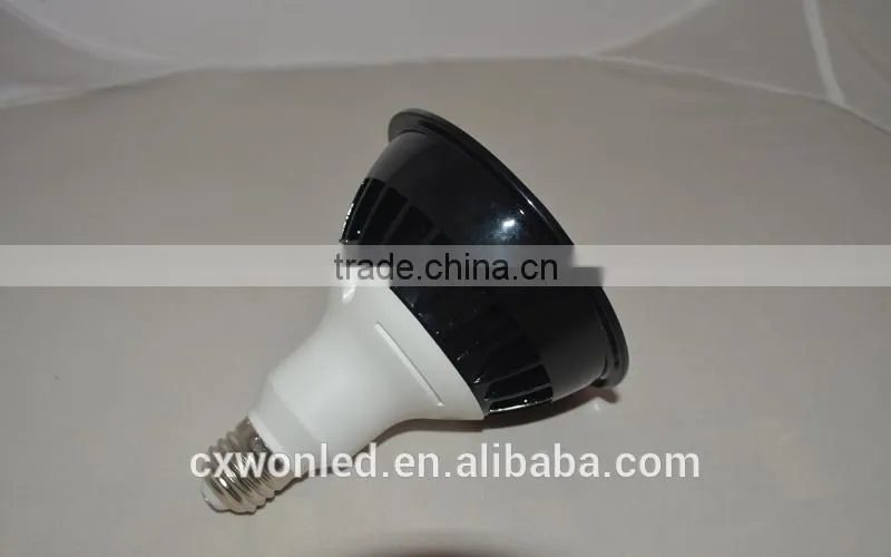 Beam Angle 45 Degrees Die-casting Aluminum AC100-240V 18W LED 3000K Light Par38