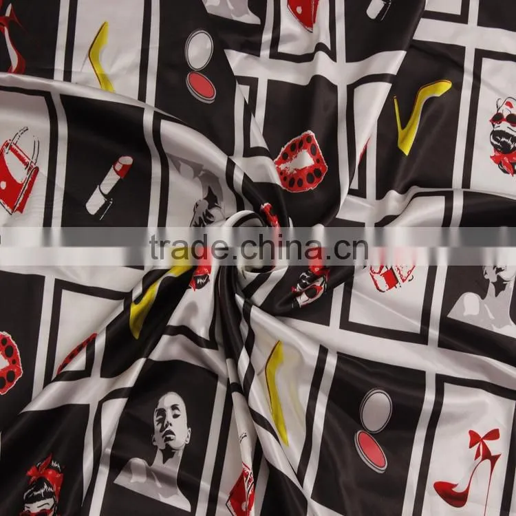 2-10 year old children t shirt fabrics of fabric printting cotton textiles