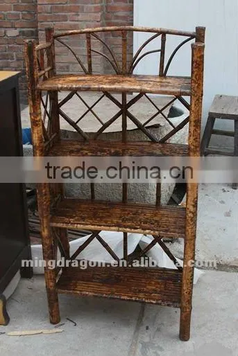 Chinese antique furniture Sichuan Bamboo Book Shelf