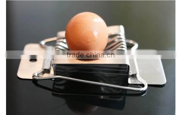 S/S 14.5*9*3 Kitchen gadgets metal egg slicer/Practical egg slicer