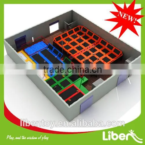 Made in China TUV certified Heavy Duty Used Indoor Commercial Trampoline for sale