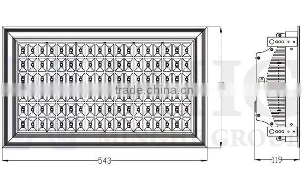 108pcs 3w wall light indoor RGBW led wall washer
