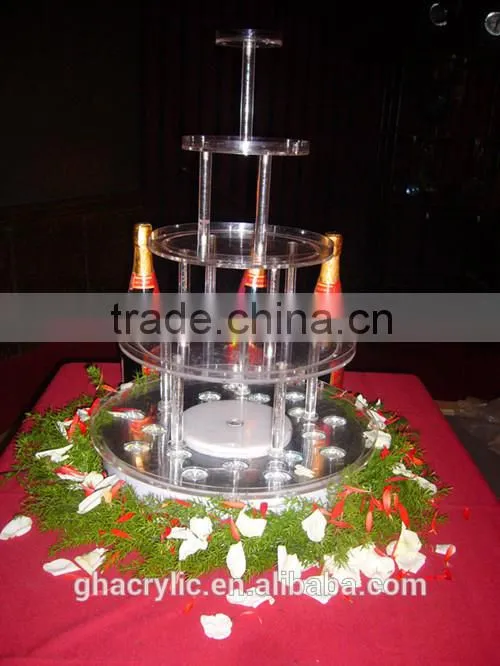 GH-RZ188 acrylic Cocktail wine display holder,acrylic Cocktail wine display rack