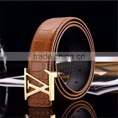 New Men's Leather Belt Fashion Luxury Top Brands Designers Belts For Men
