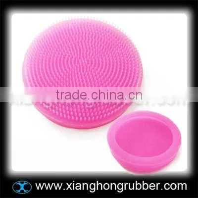 soft and good feeling silicone brush for face