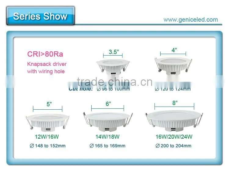 5inch LED Recessed Retrofit Downlight 16w 4000k 1300 Lumens