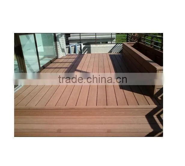 Cheap brown wpc outdoor decking