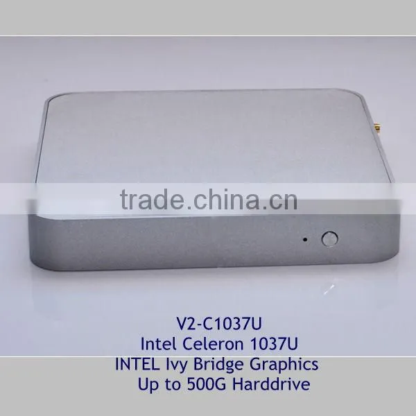 desktop computer configuration 12V 16W Consuption Gigabit LAN USB2.0 Full 1080P 3D Celeron Core 2G RAM 64G SSD