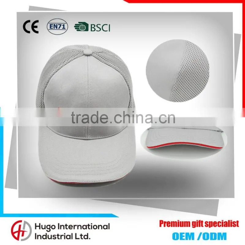 Trade Assurance New Arrival Custom Logo Fitted Net Baseball Cap With Sanwich
