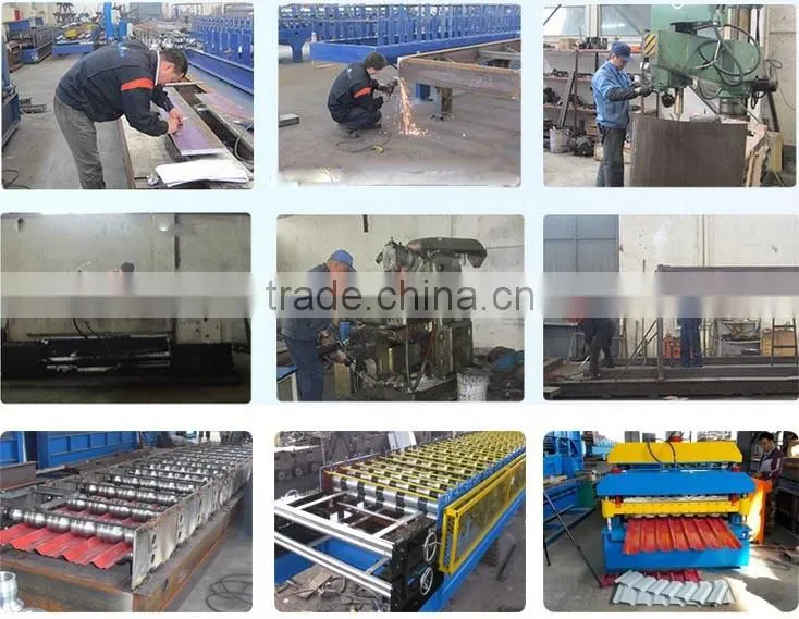 Durable in use most popular corrugated color roof tile machine