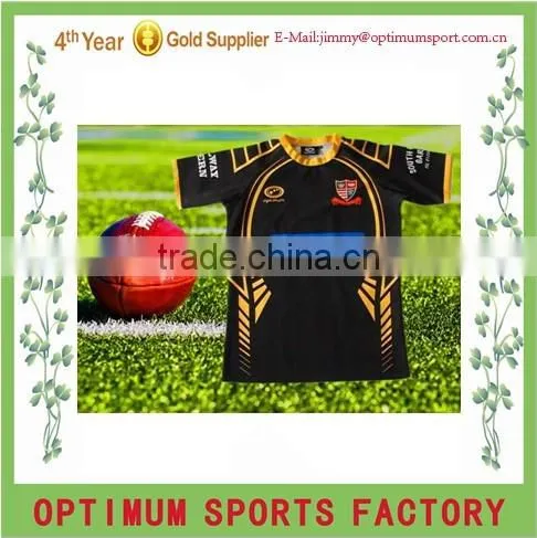 2016 Custom Club Men's Sublimation Rugby Jerseys Shirts