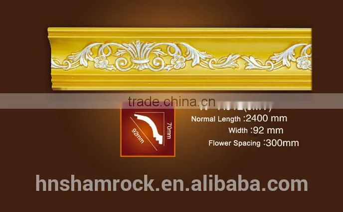Interir Decoration PU plastic crown mouldings