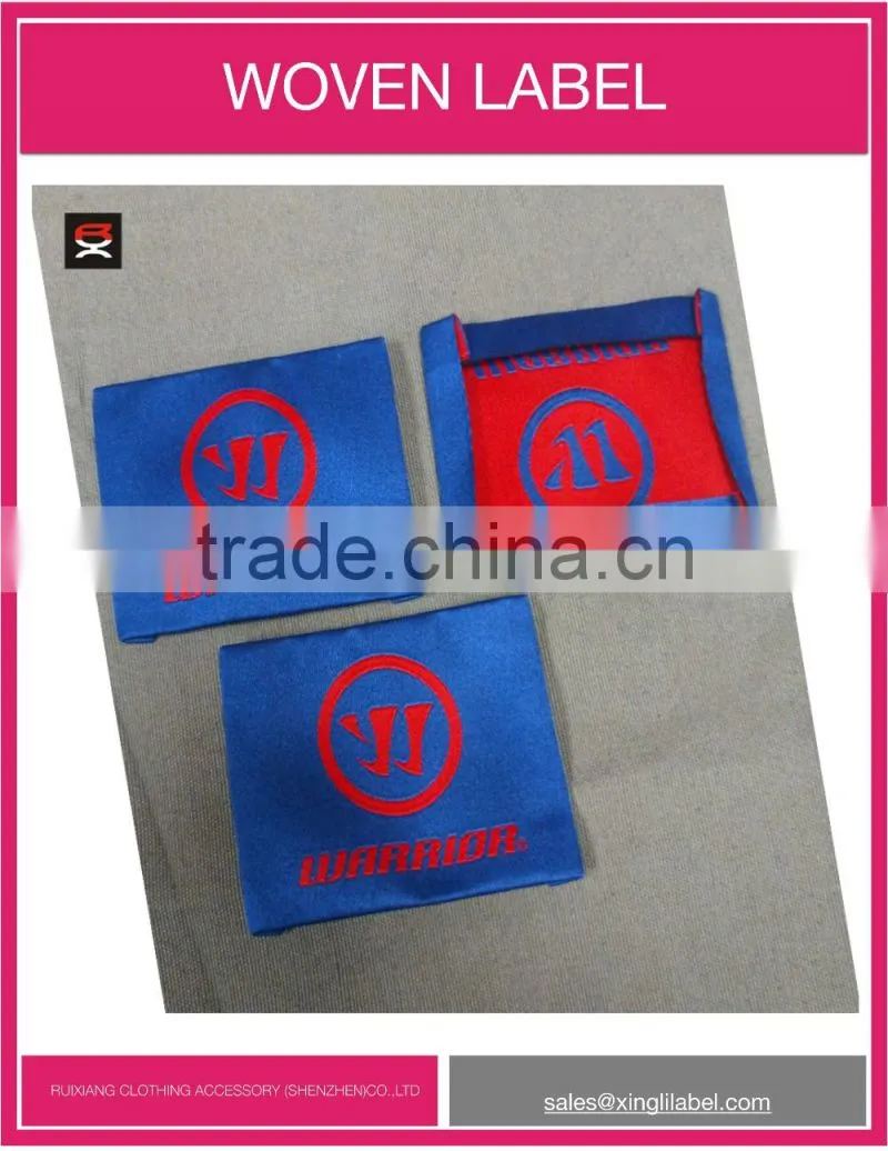 China Manufacturer of high quality woven label clothing label