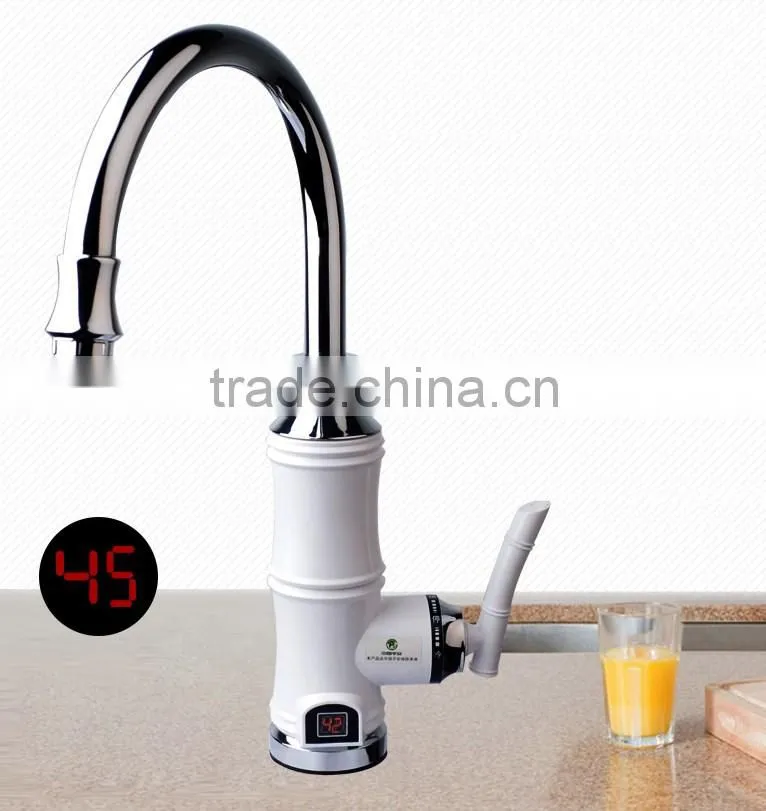 Electric heating faucet instant hot water tap with digital display
