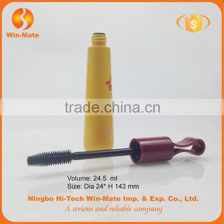 wholesale new 143*24mm black plastic mascara tube