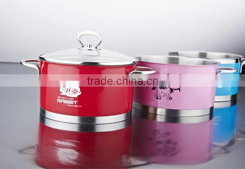high quality aluminum stock pot CS560D CE FDA SGS