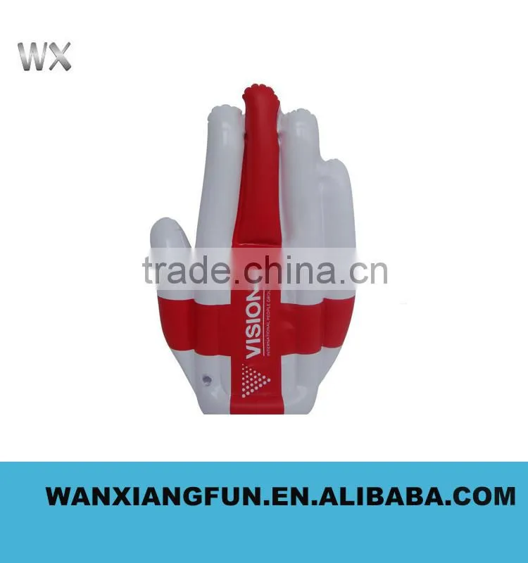 2016 latest pvc inflatable mini cheer bat for promotion