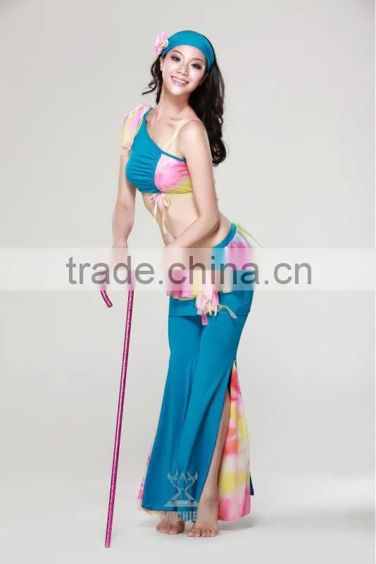 Colorful and Shinning Belly Dance Cane Sticks