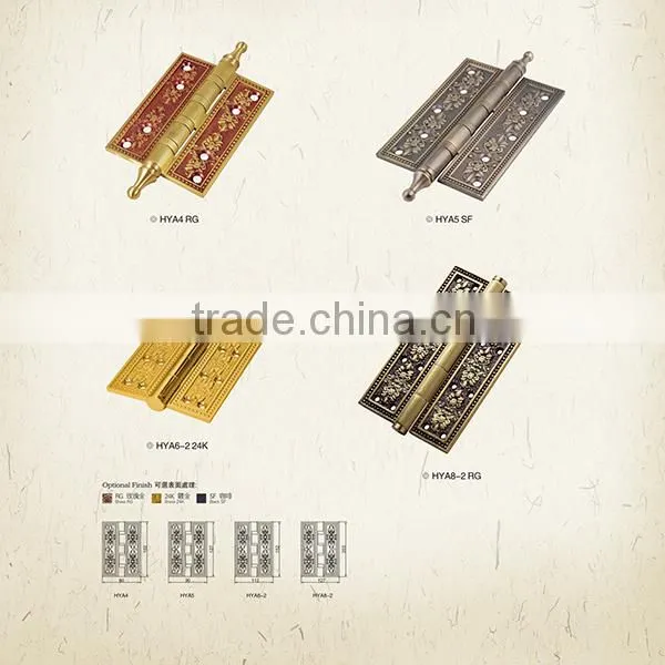 China Hardware hotel Retro Style copper brass type of door hinge