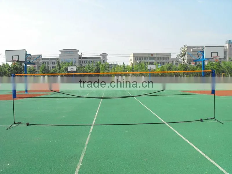 Badminton Net Stand, Foldable and Portable Badminton net with Poles