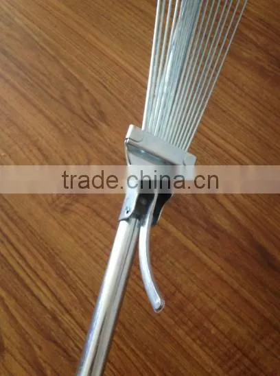 15 teeth steel handle garden rakes