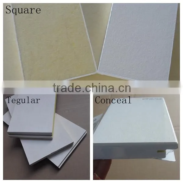 Fiberglass ceiling/Fiberglass drop ceiling tiles/Acoustic panel