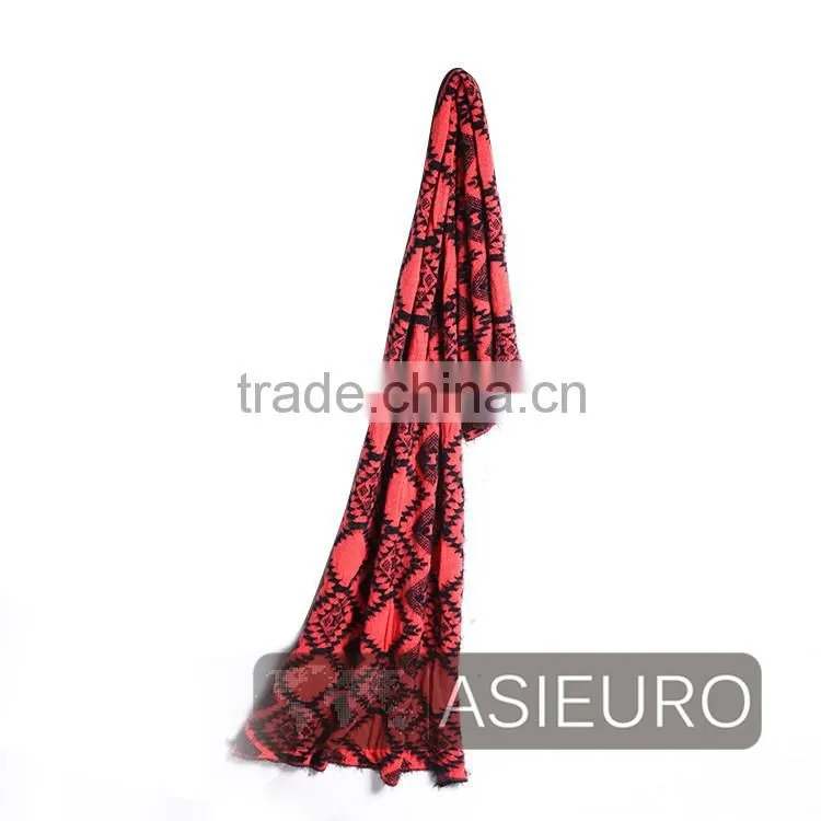 Heavy Acrylic Winter Scarf with Hairy Effect, BSCI AND SEDEX