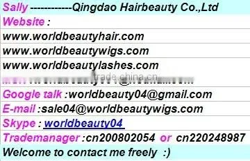 world beauty wigs popular TOP quality 100% virgin indian remy hair lace front wig from factory directly