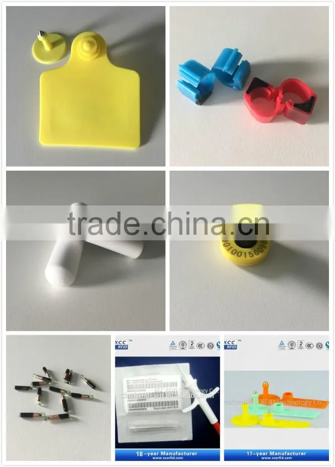 134.2khz rfid animal ear tag passive fdx-b animal ear tag
