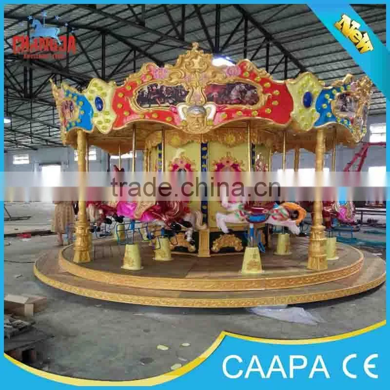 carousel ride with trailer!amusement park carousel rides with trailer