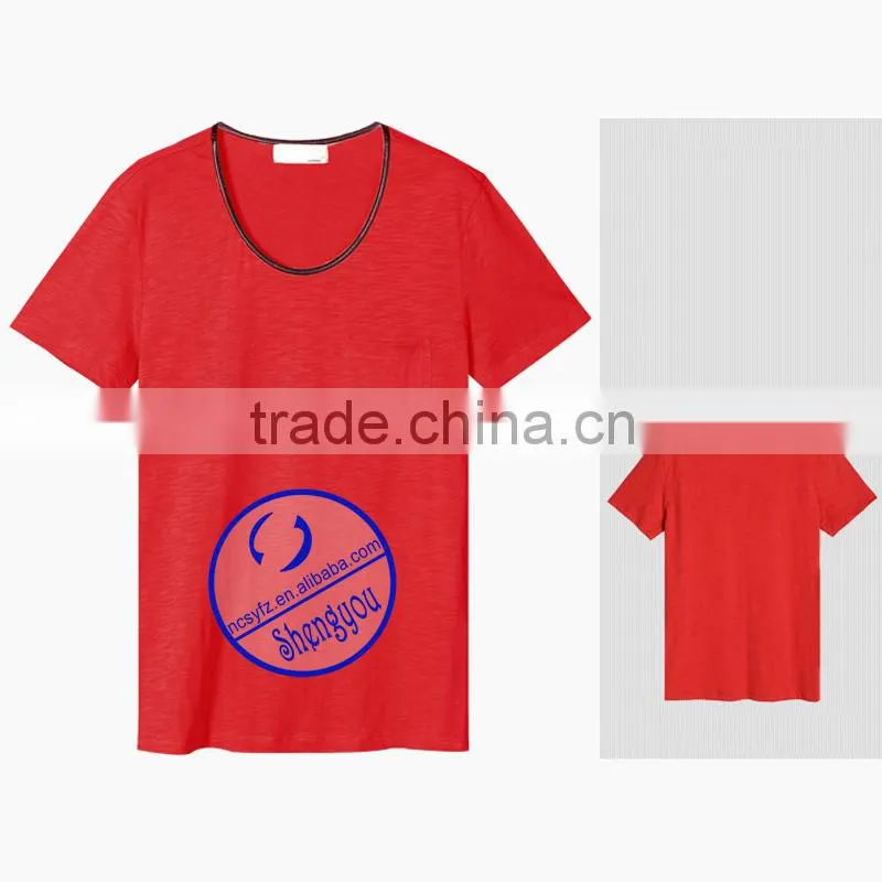 Wholsale price custom t-shirts with good quality custom color t shirts