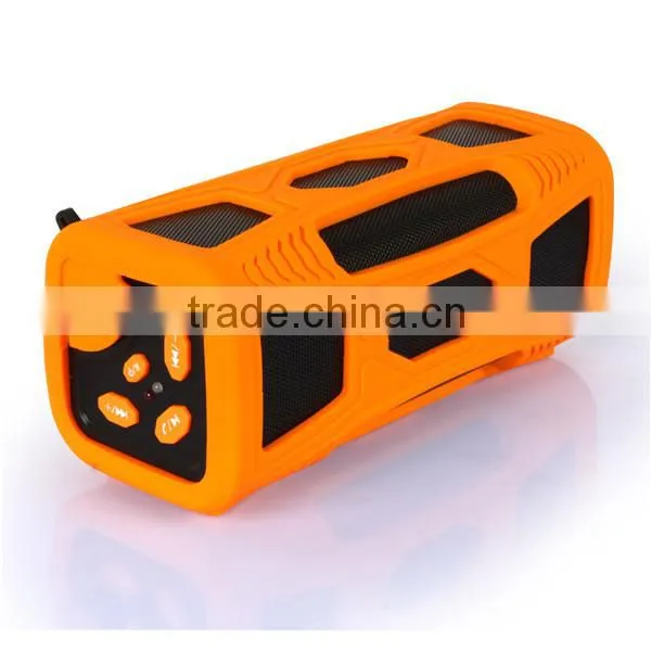 2015 Newest Outdoor Bluetooth 4.0 Speaker 10W Subwoofer Speaker Waterproof Dustproof Shockproof Speaker