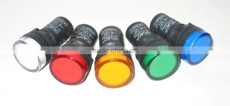 CNGAD 5 colors 220V LED panel lamp (pilot light,led signal lamp)(GD16-22DS)