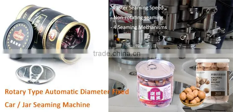 Diameter fixed tin can sealer machine supplier
